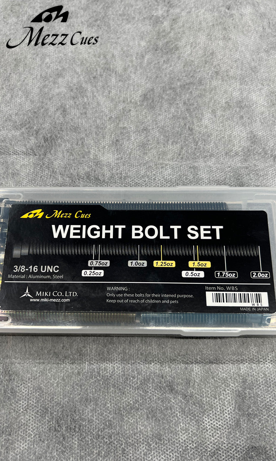 Weight Bolt Set