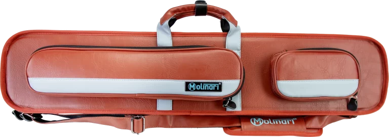 Molinari Retro Cue Bag Brown/Light Blue 3B/6S