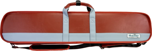 Molinari Retro Cue Bag Brown/Light Blue 3B/6S