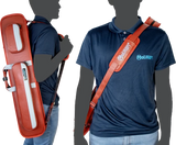 Molinari Retro Cue Bag Brown/Light Blue 3B/6S