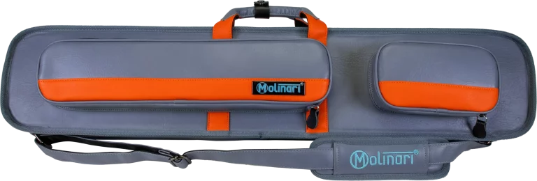 Molinari Retro Cue Bag Grey/Orange 3B/6S