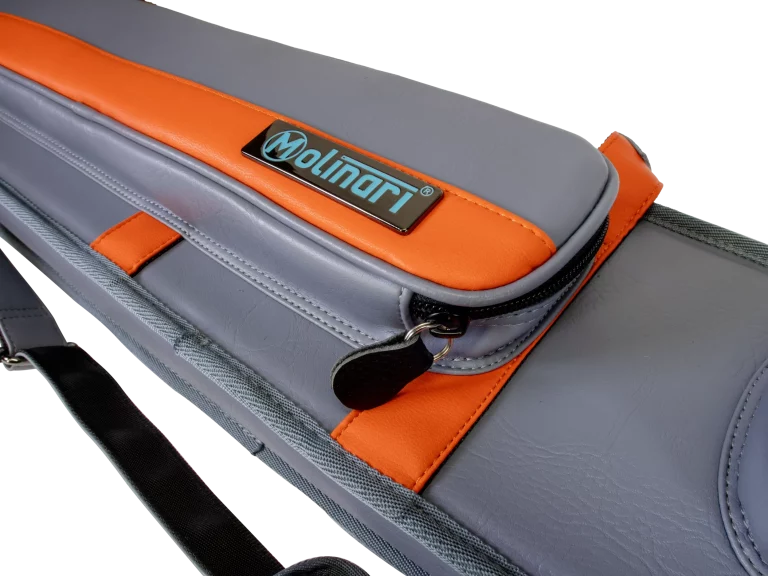 Molinari Retro Cue Bag Grey/Orange 3B/6S