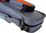 Molinari Retro Cue Bag Grey/Orange 3B/6S