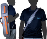 Molinari Retro Cue Bag Grey/Orange 3B/6S